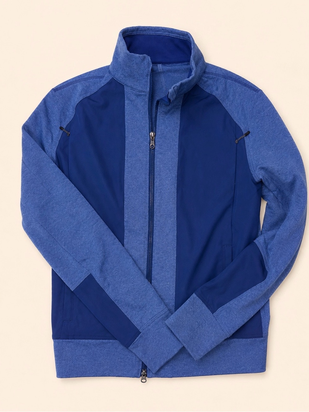 Men’s Lululemon,Two-Tone Royal and Heathered Blue Performance Jacket
